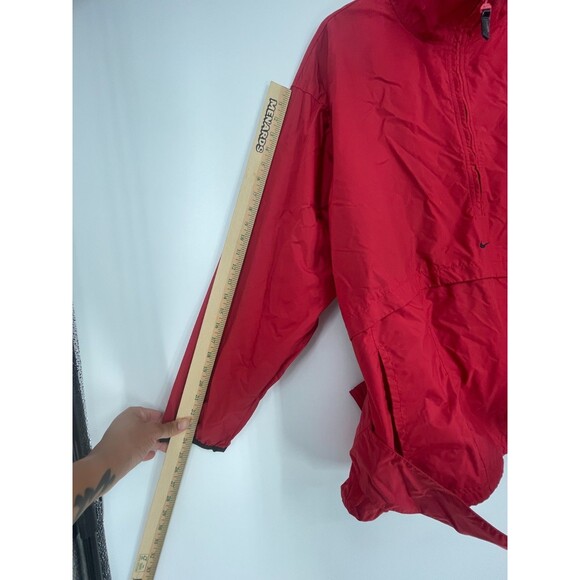 VTG Nike Anorak Windbreaker Jacket Center Swoosh Y2K Retro Cd Player Pocket - Picture 14 of 16